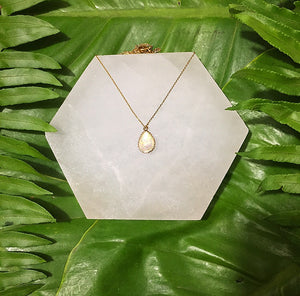 Opal Gold Plated Necklace
