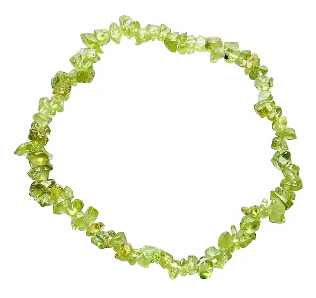 Peridot Chip Bracelet