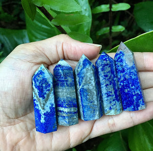 Lapis Lazuli Wand Points