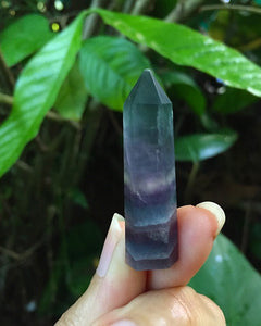 Fluorite Obelisk Wand Point