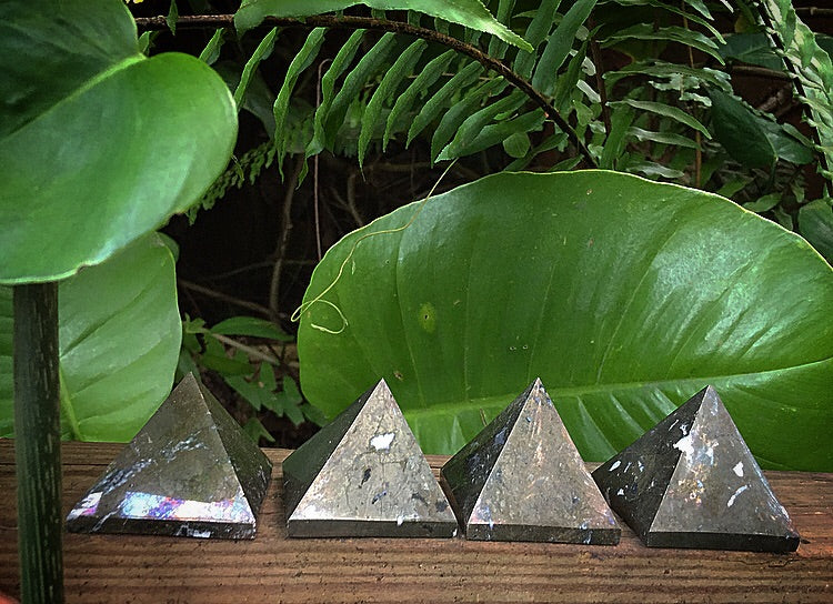 Pyrite Pyramids 55mm